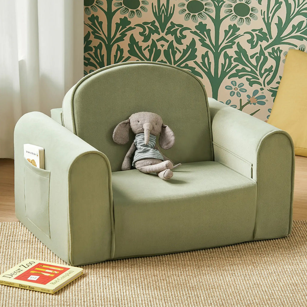Tiny Land® GentleSnug 2-in-1 Kids Chair & Foldable Sofa