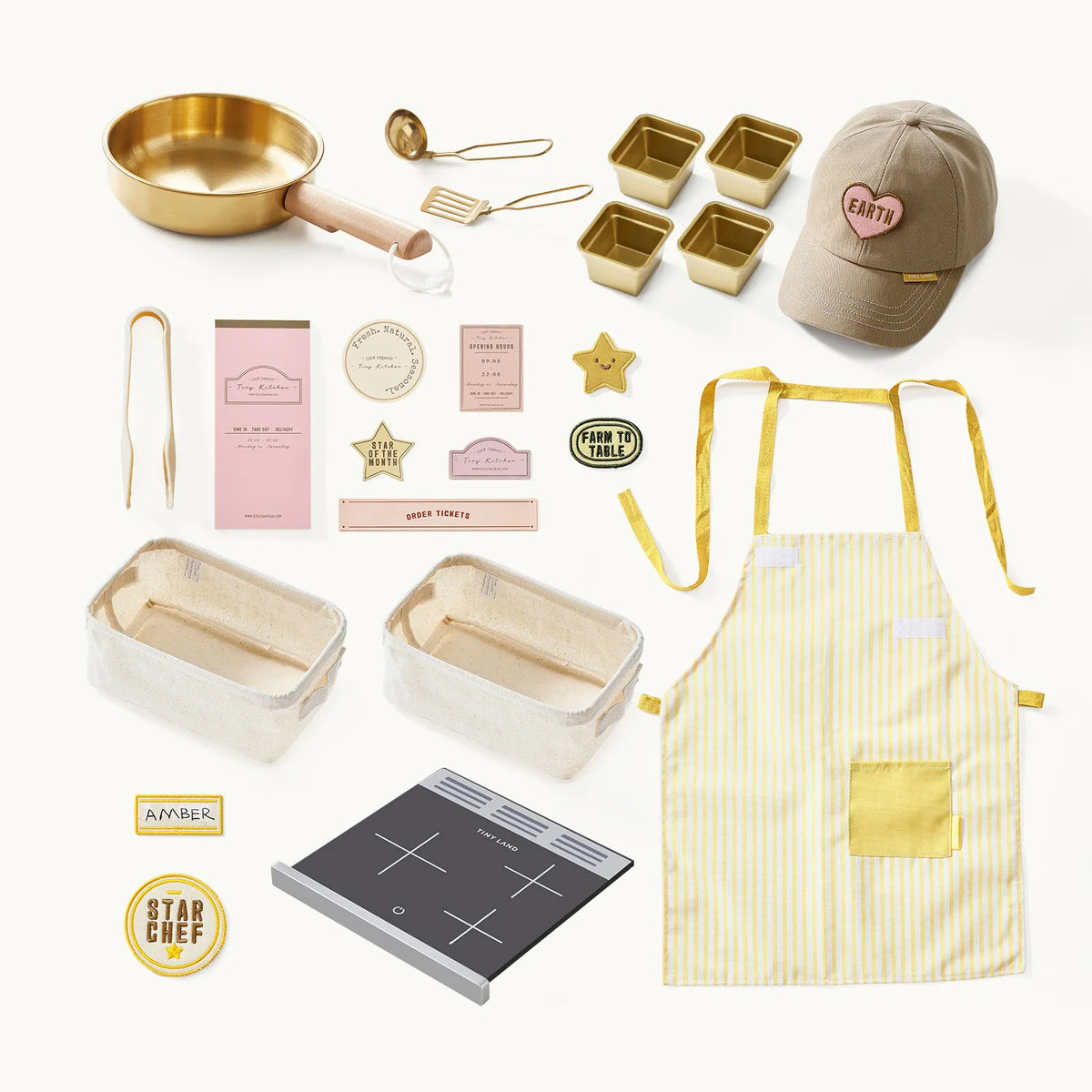 Tiny Land® BistroSwitch 2-in-1 Wooden Play Kitchen