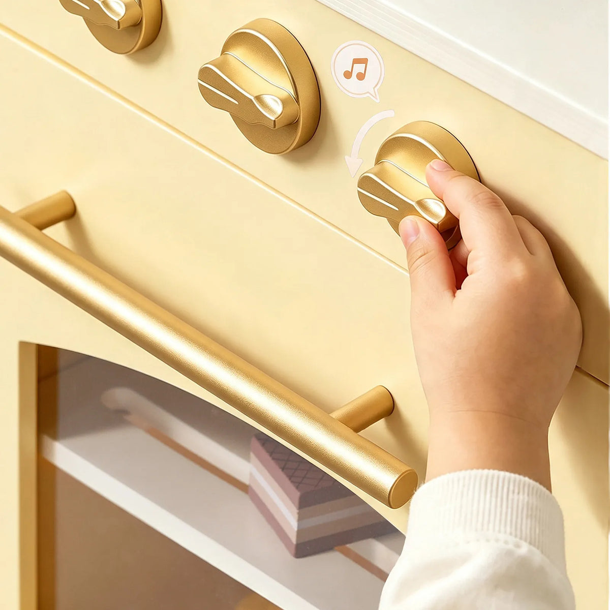 Tiny Land® Wooden Play Kitchen with Storage – 4 Colors
