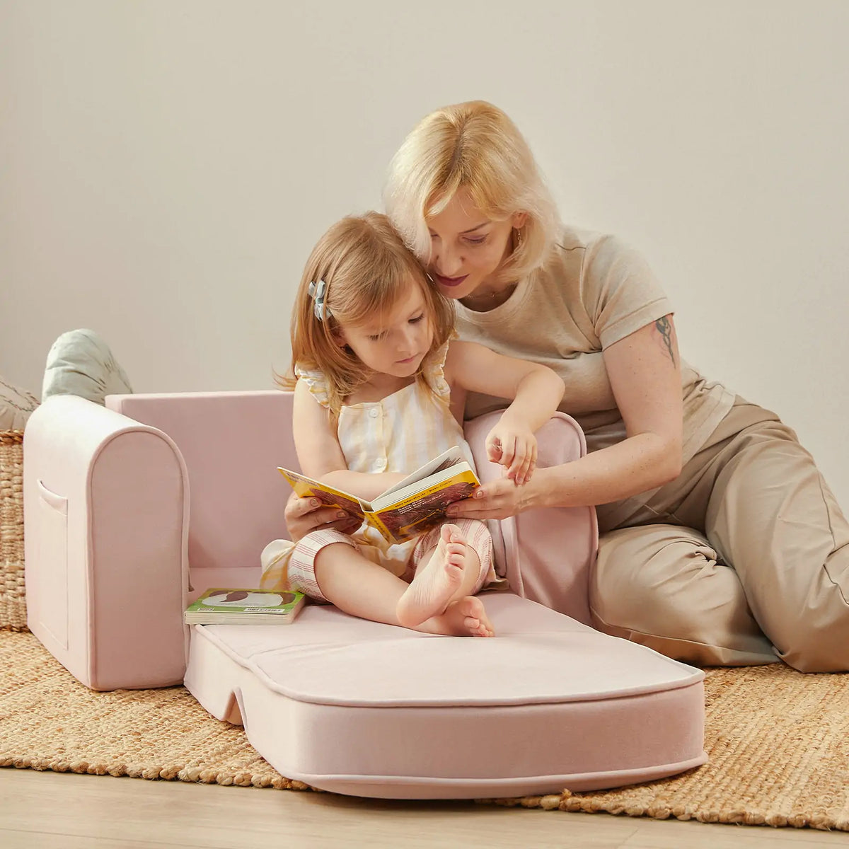Tiny Land® GentleSnug 2-in-1 Kids Chair & Foldable Sofa