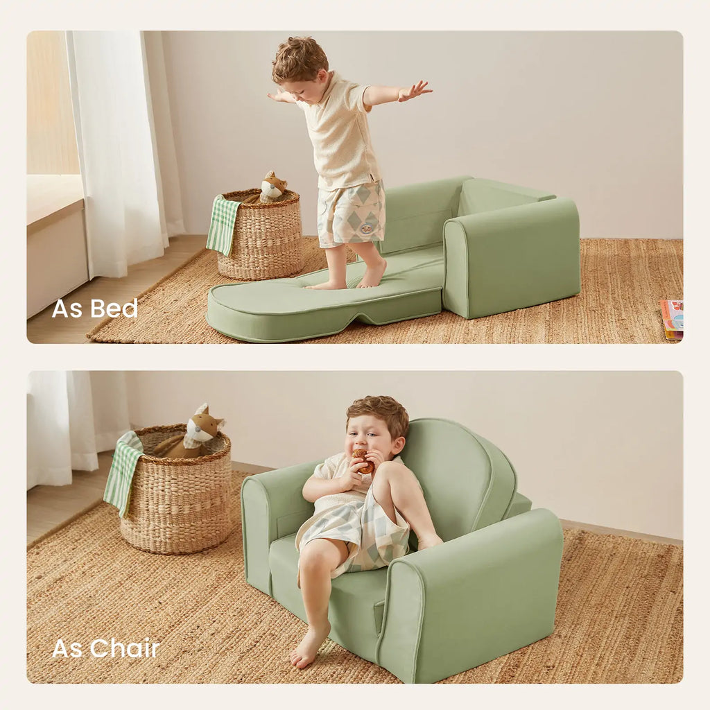 Tiny Land® GentleSnug 2-in-1 Kids Chair & Foldable Sofa