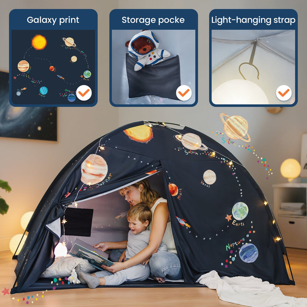 Tiny Land® Kids Bed Tent & Play Tent – 3 Styles
