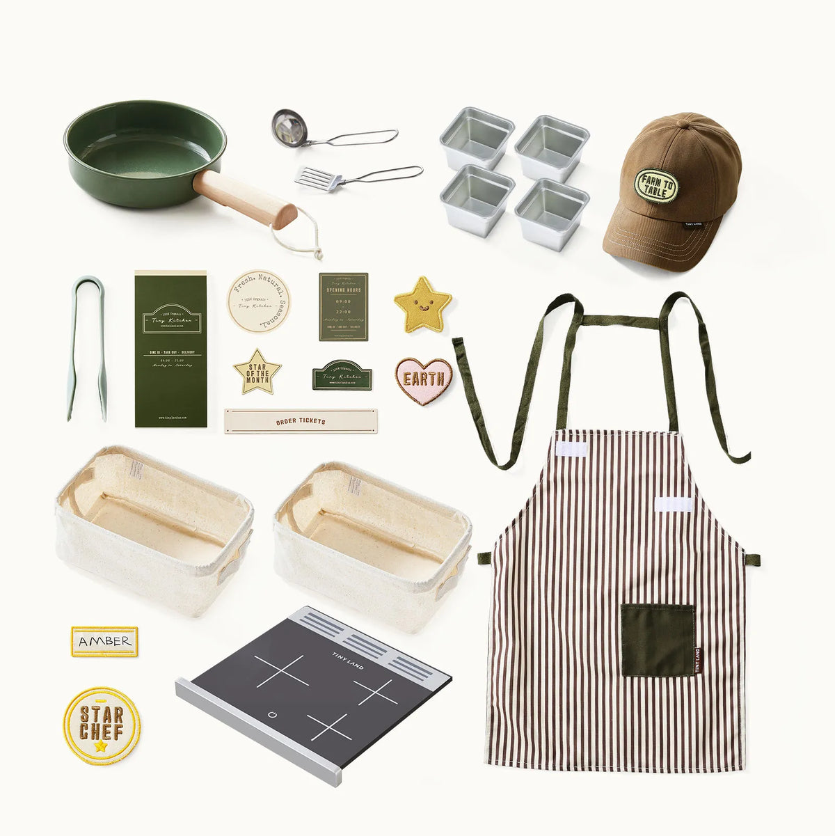 Tiny Land® BistroSwitch 2-in-1 Wooden Play Kitchen