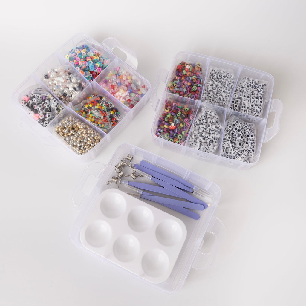 5,700+ Piece DIY Letter Bead Jewelry-Making Party Kit