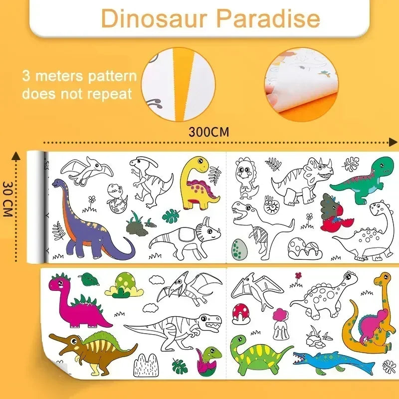 Kids’ Sticky Coloring Roll