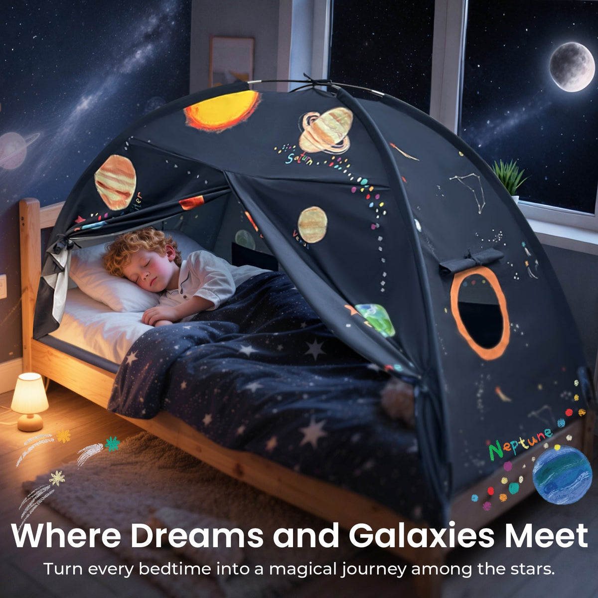 Tiny Land® Kids Bed Tent & Play Tent – 3 Styles