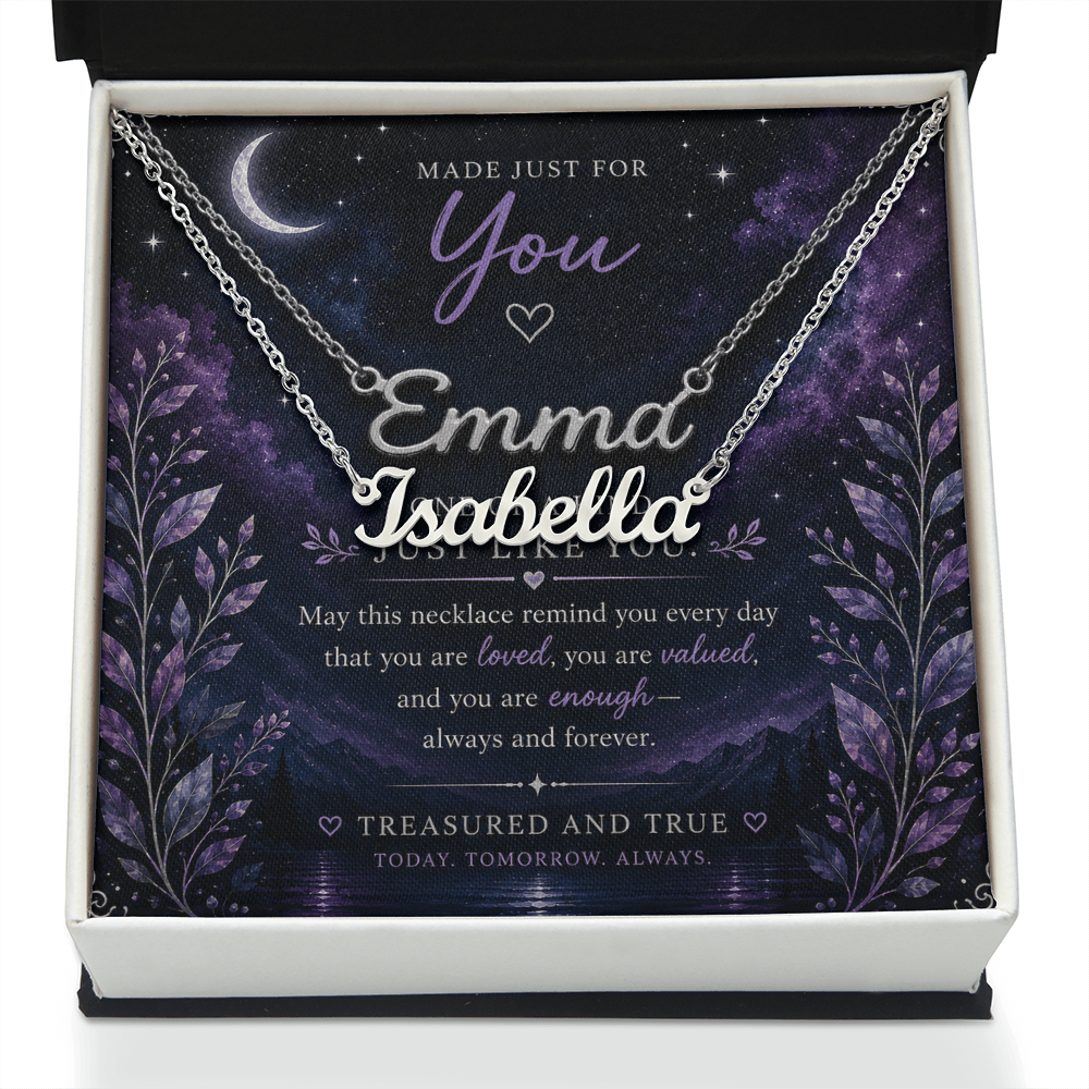 Personalized Custom Name Necklace – Made Just for You