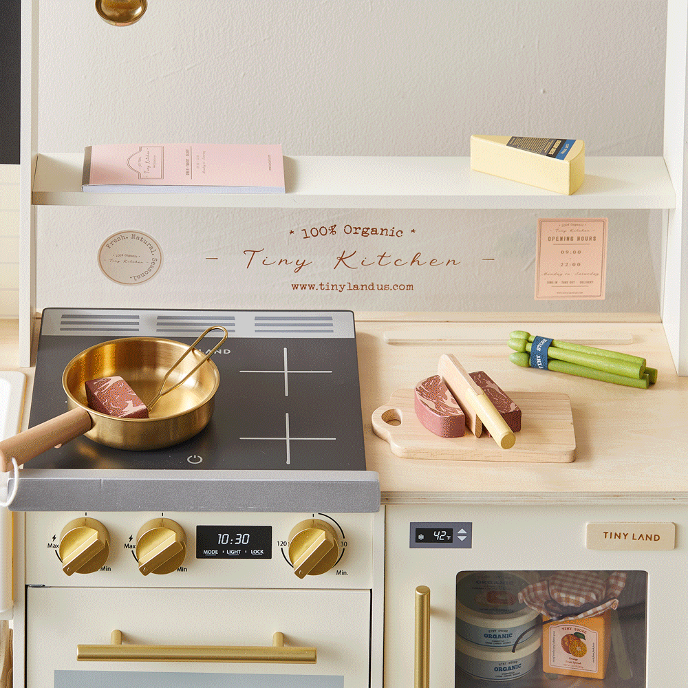Tiny Land® BistroSwitch 2-in-1 Wooden Play Kitchen
