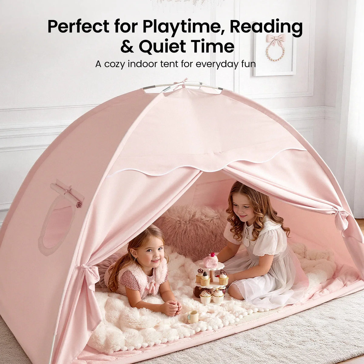 Tiny Land® Kids Bed Tent & Play Tent – 3 Styles