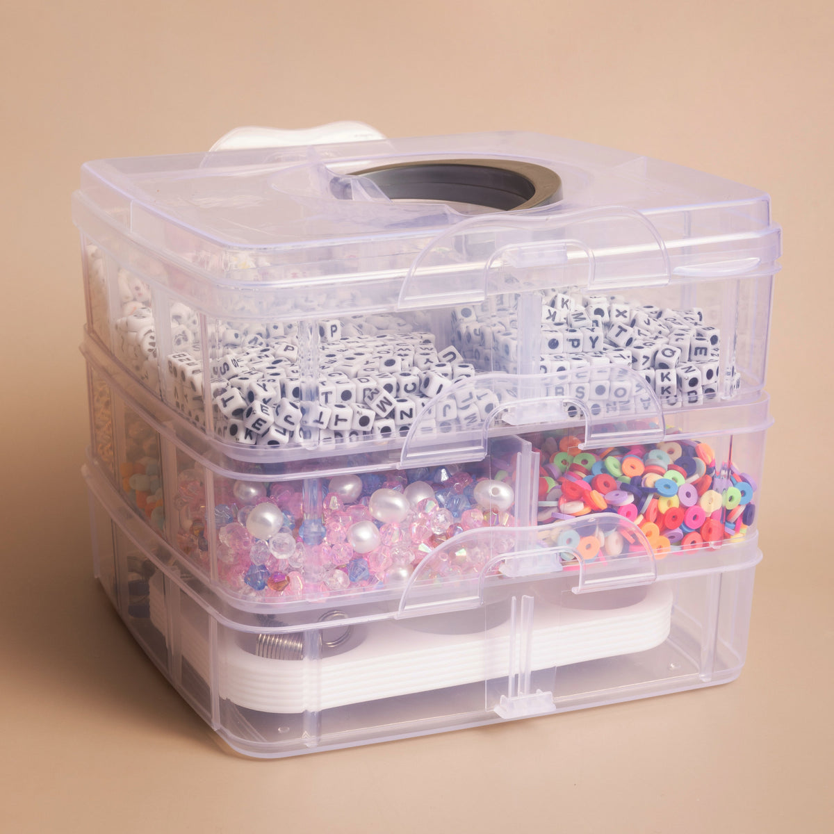 5,700+ Piece DIY Letter Bead Jewelry-Making Party Kit