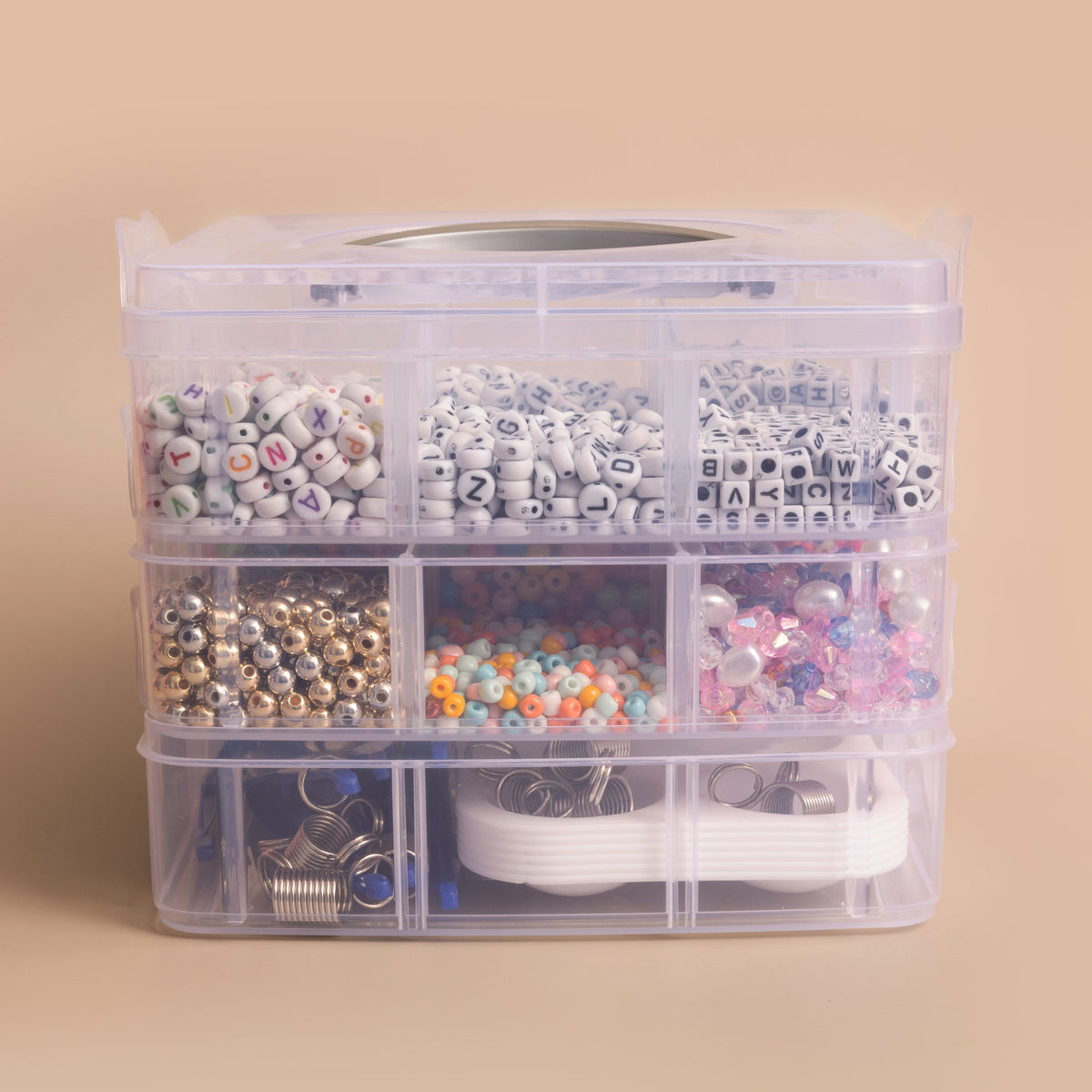 5,700+ Piece DIY Letter Bead Jewelry-Making Party Kit